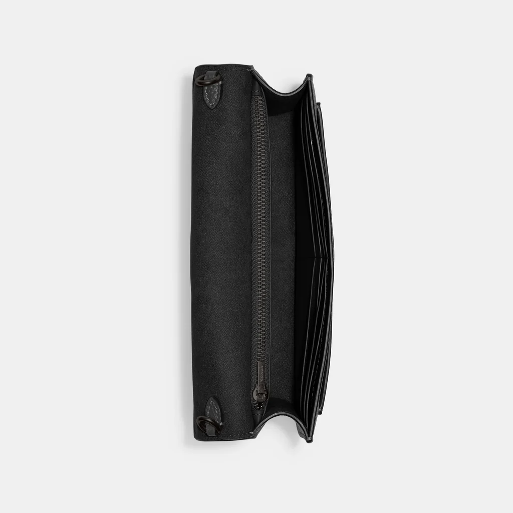TABBY MINI CHAIN CLUTCH - BLACK