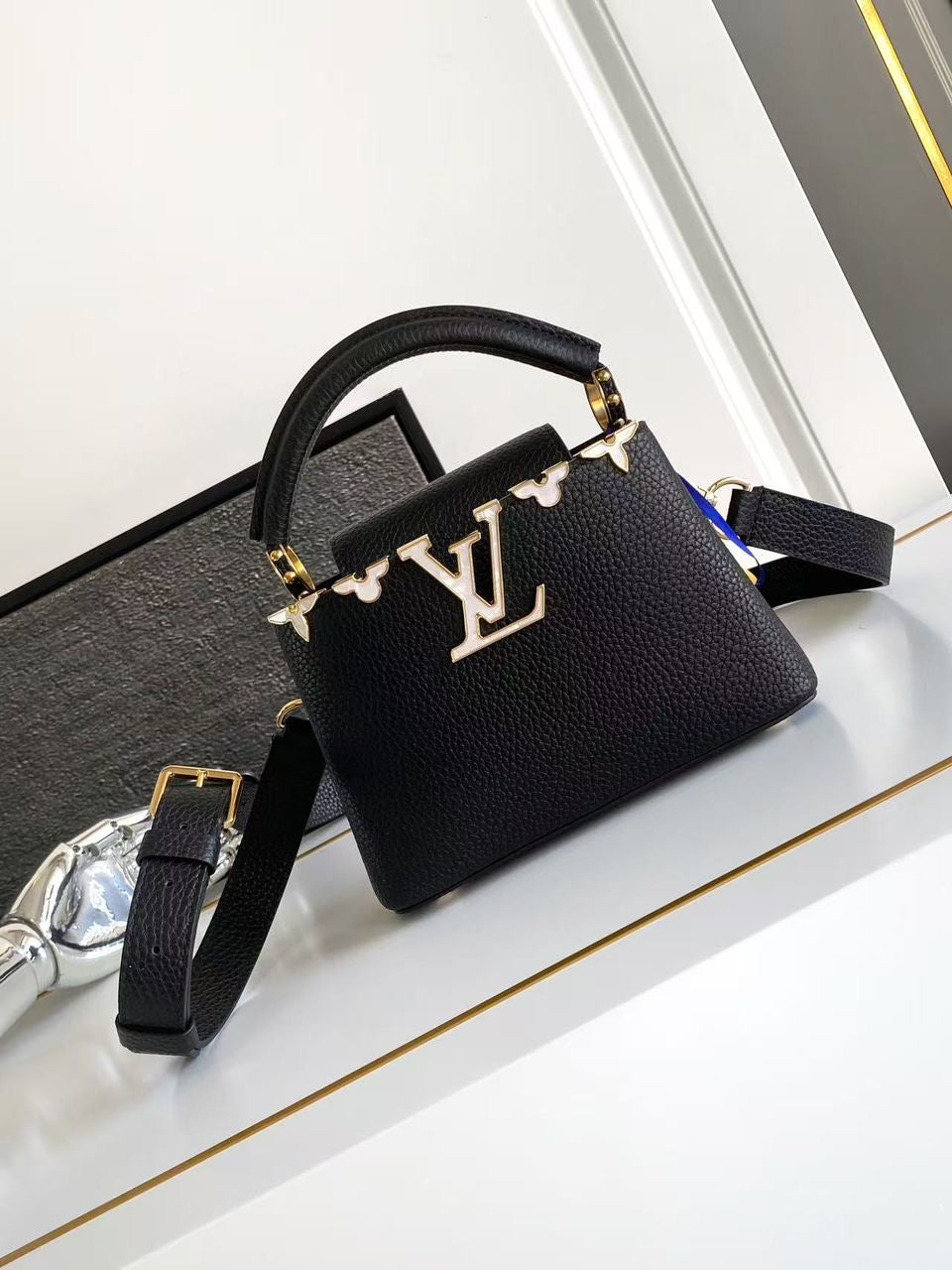 CAPUCINES MINI BAG - BLACK