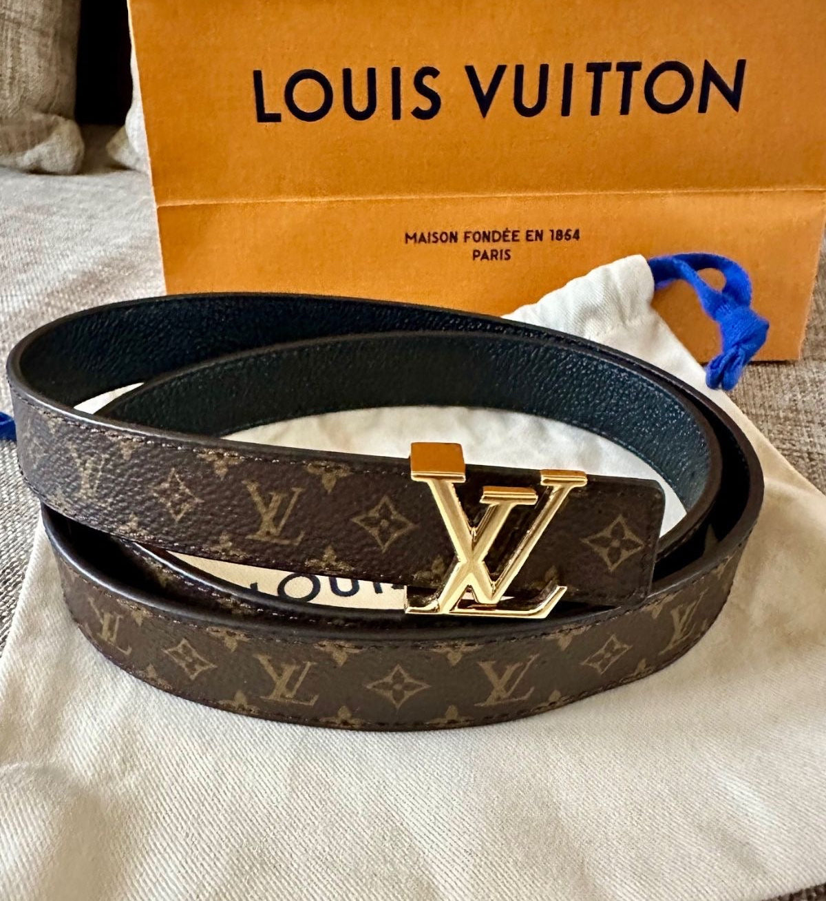 MONOGRAM BELT