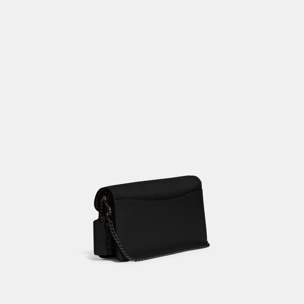 TABBY MINI CHAIN CLUTCH - BLACK