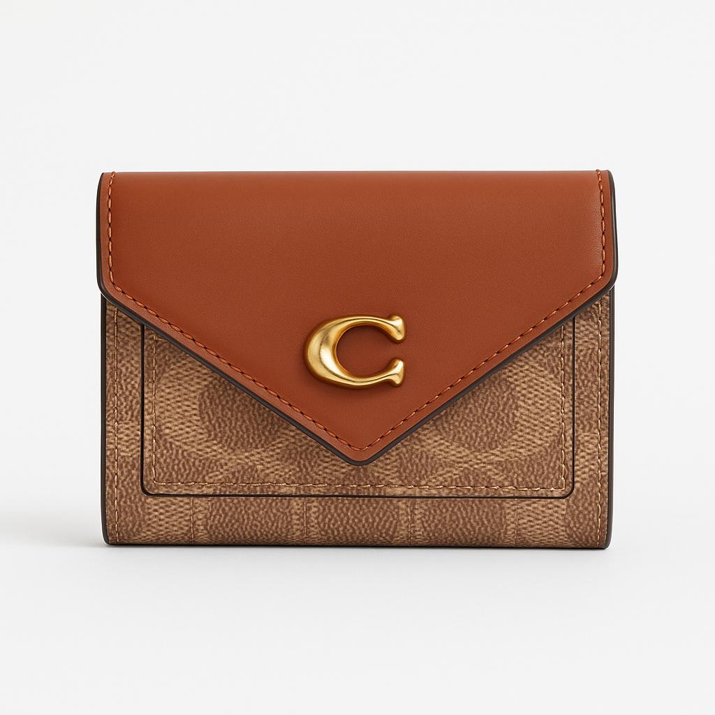 WYN WALLET - SIGNATURE BROWN