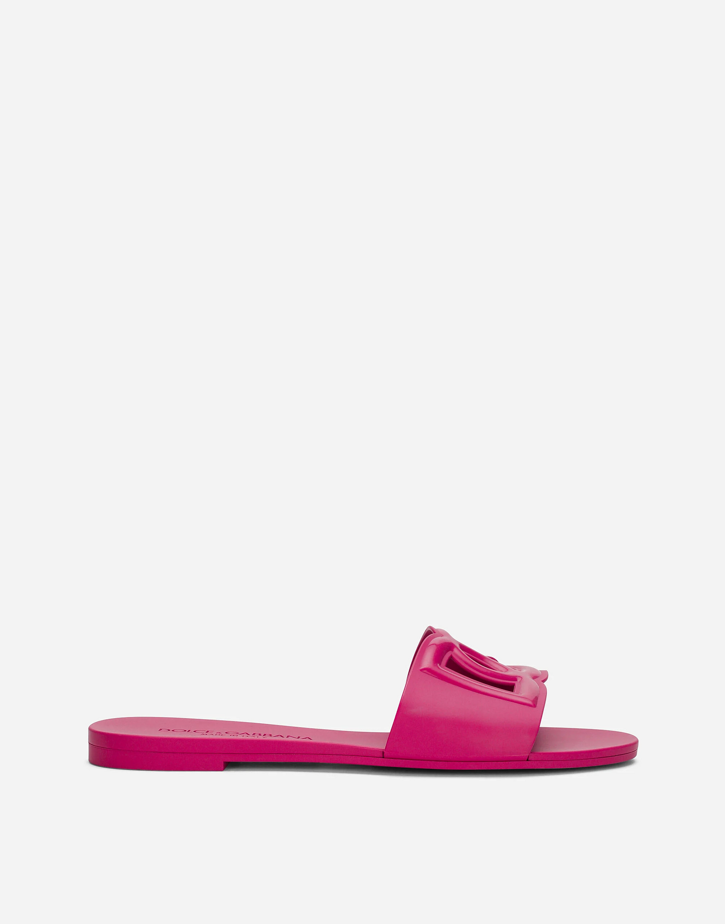 DG RUBBER SLIDE SANDALS - PINK
