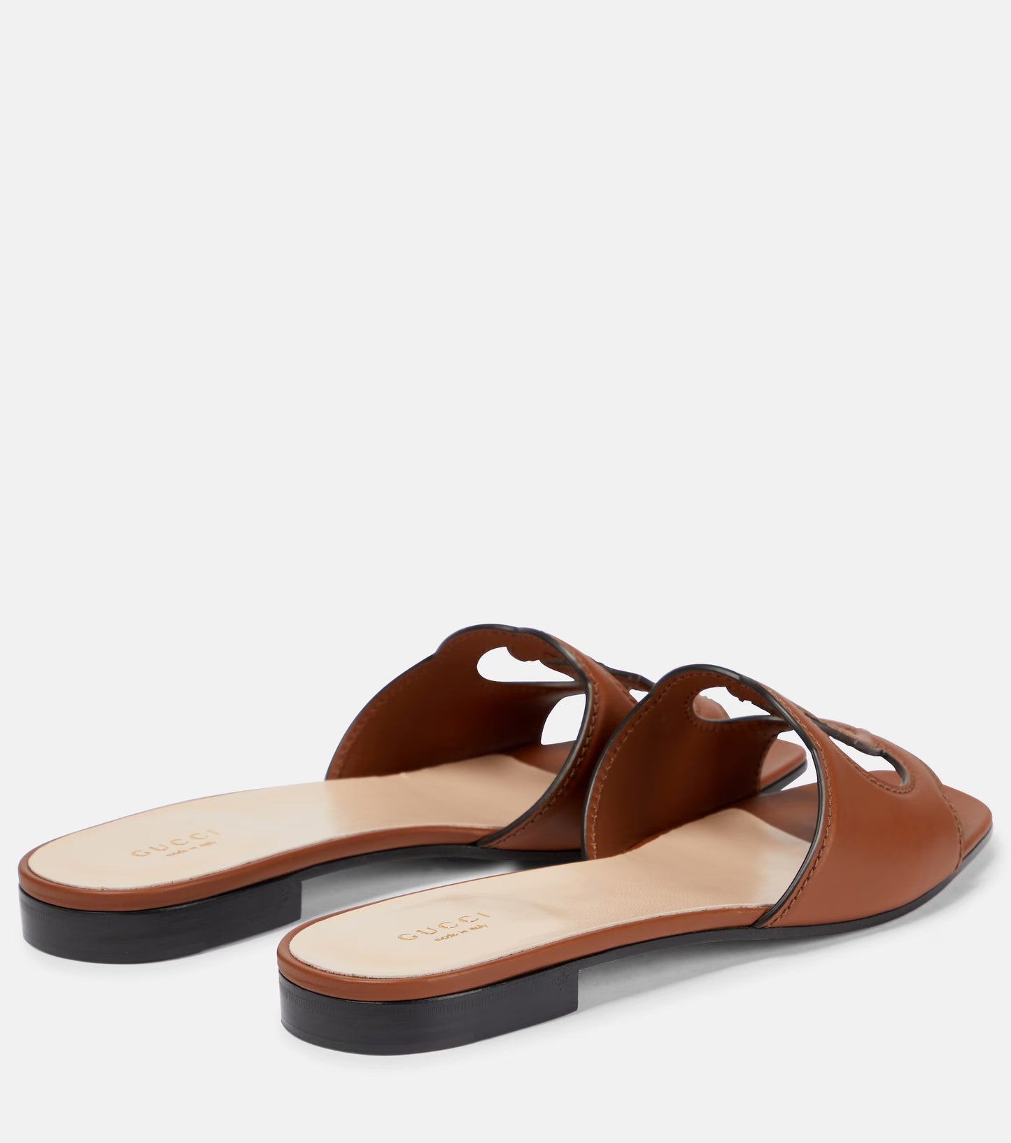 GG INTERLOCKING SLIDES - BROWN (B GRADE)