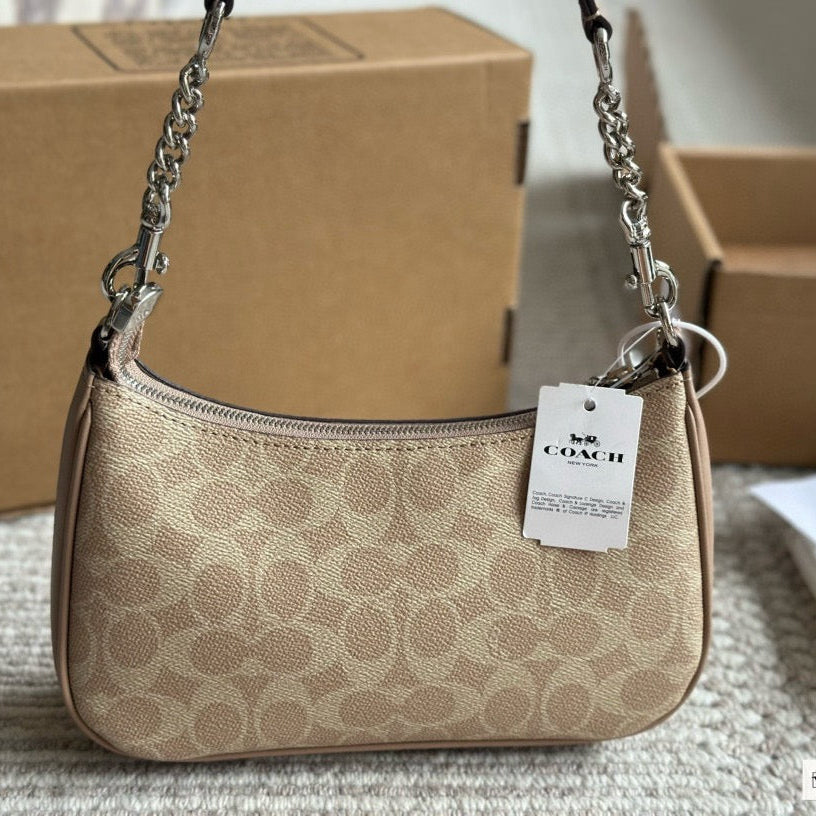 TERI SHOULDER BAG - NUDE