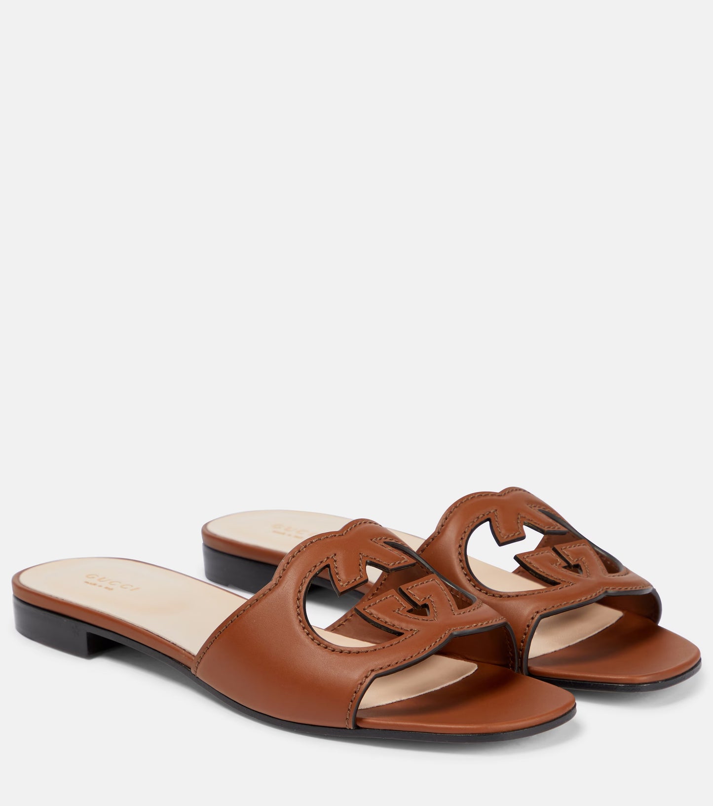 GG INTERLOCKING SLIDES - BROWN (B GRADE)