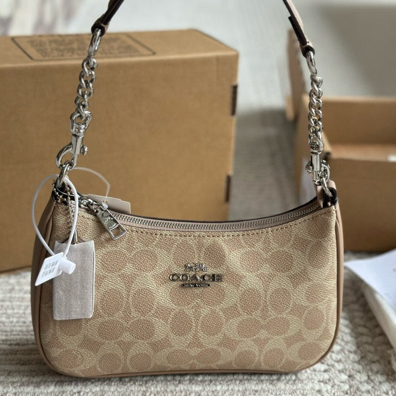 TERI SHOULDER BAG - NUDE