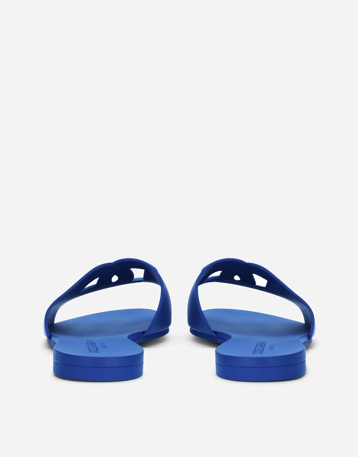 DG RUBBER SLIDE SANDALS-SKY BLUE