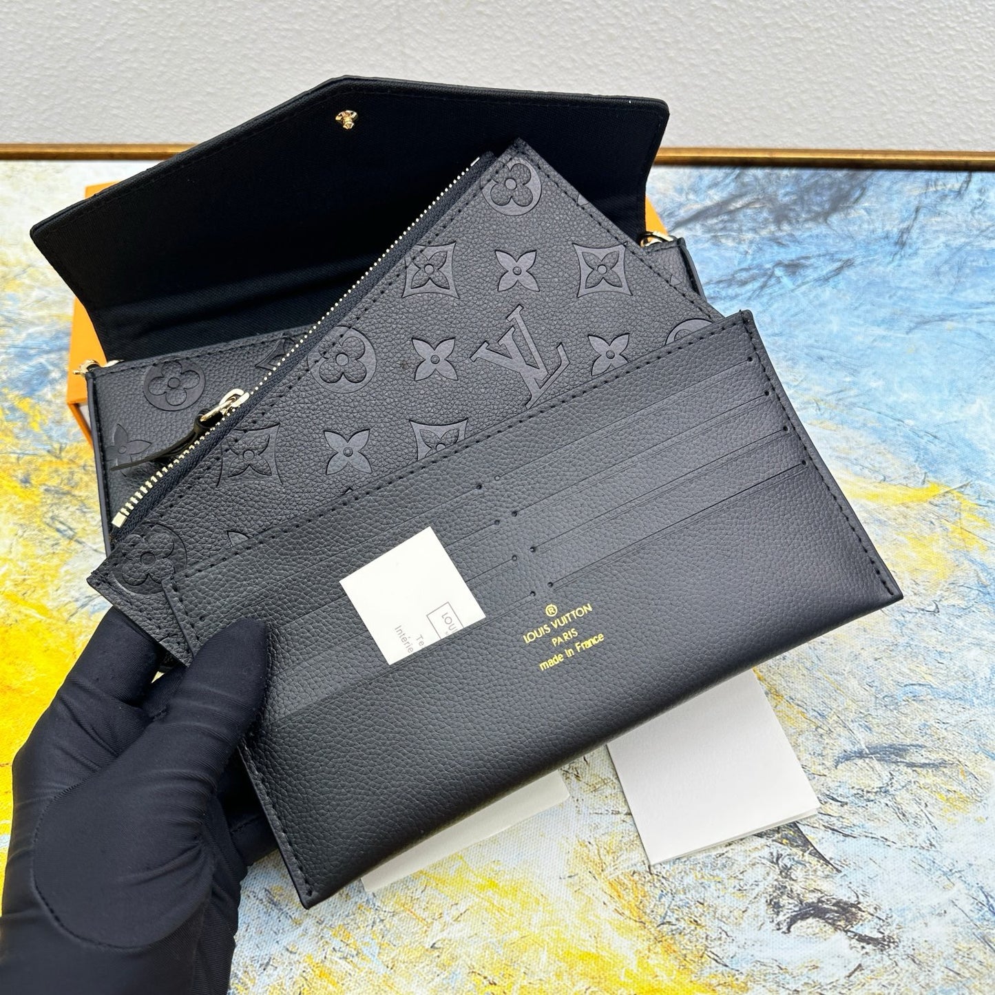 FELICIE POCHETTE BAG - PLAIN BLACK