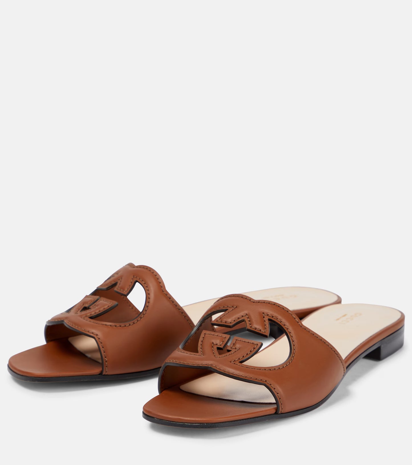 GG INTERLOCKING SLIDES - BROWN (B GRADE)