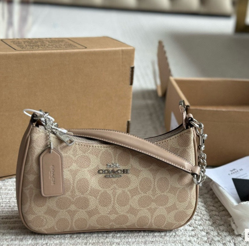 TERI SHOULDER BAG - NUDE