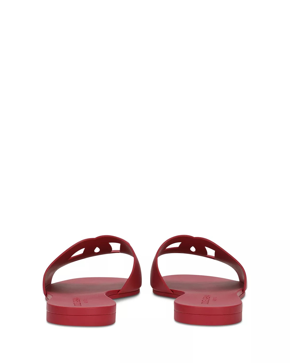 DG RUBBER SLIDE SANDALS - FUCHSIA (PINK RED)