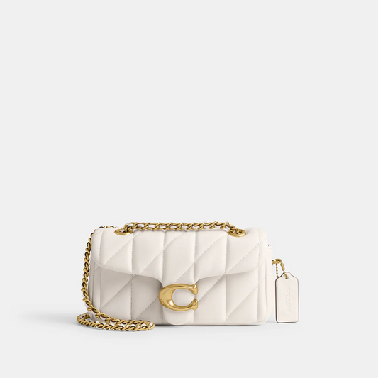 TABBY PILLOW QUILTED MINIBAG - WHITE
