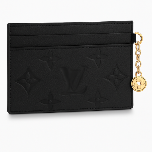 CARD HOLDER - PLAIN BLACK