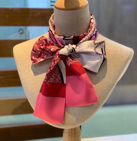 ABSTRACT PINK BB SCARF