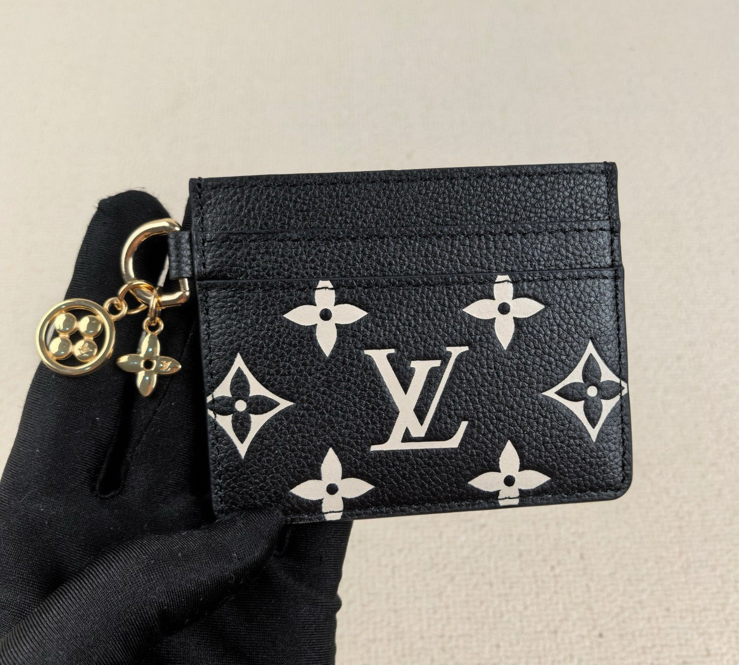 CARD HOLDER - BLACK MONOGRAM