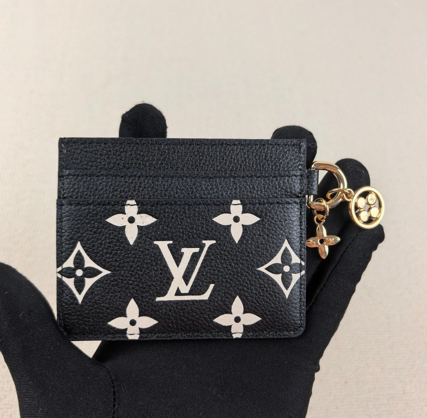 CARD HOLDER - BLACK MONOGRAM