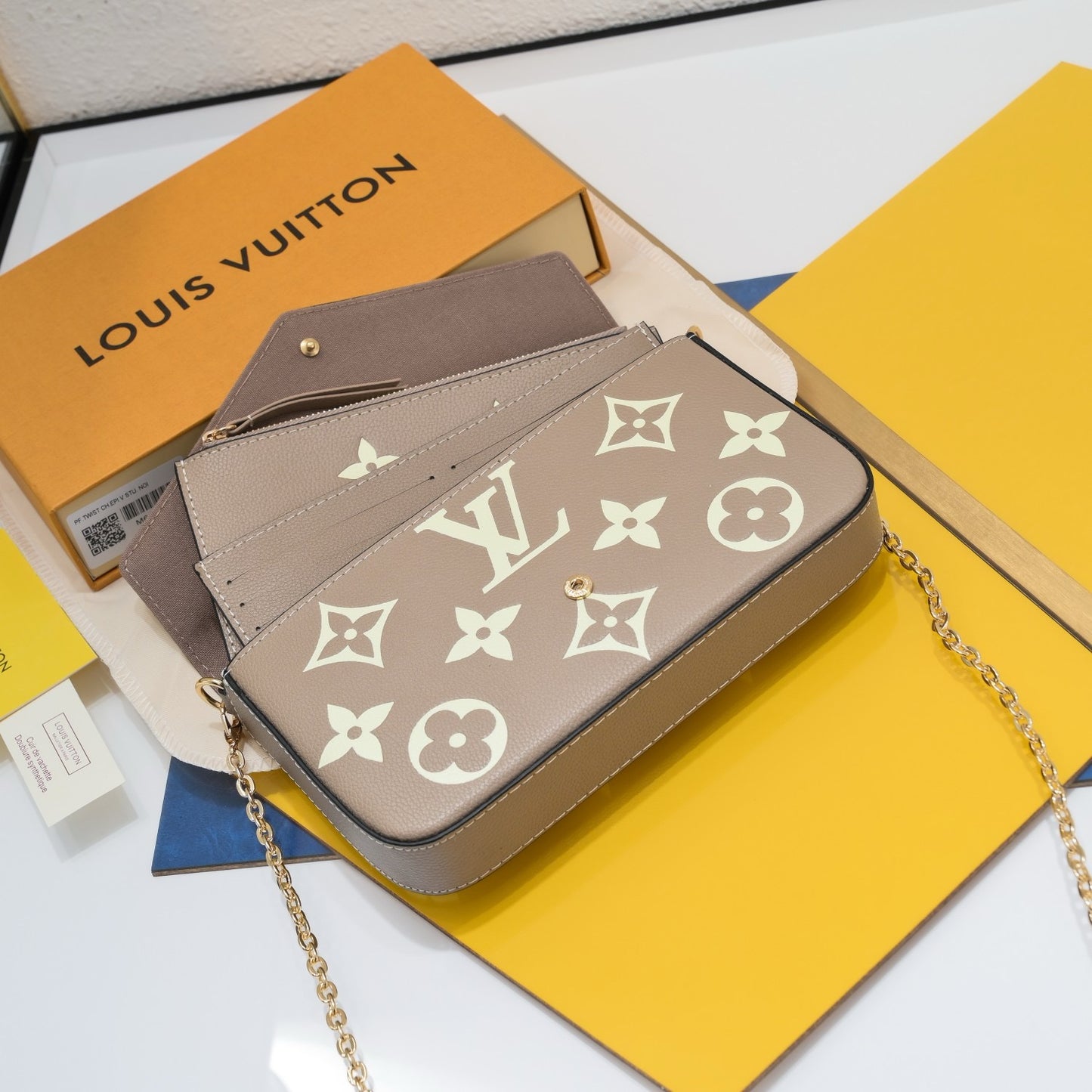 FELICIE POCHETTE BAG - TOURTERELLE GRAY
