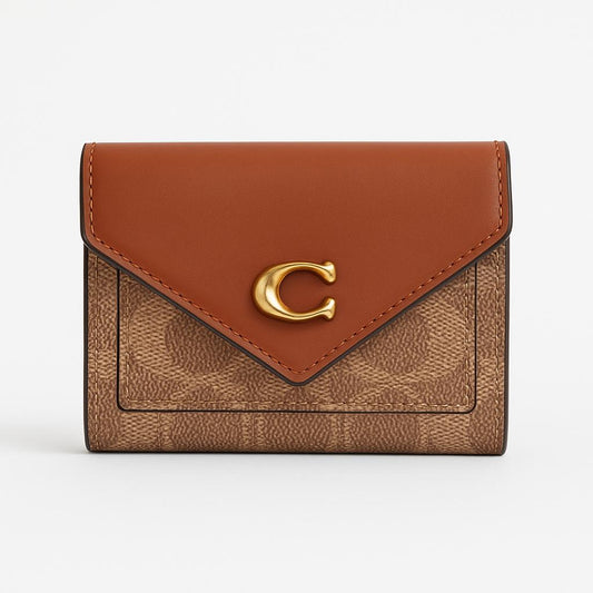 WYN WALLET - SIGNATURE BROWN