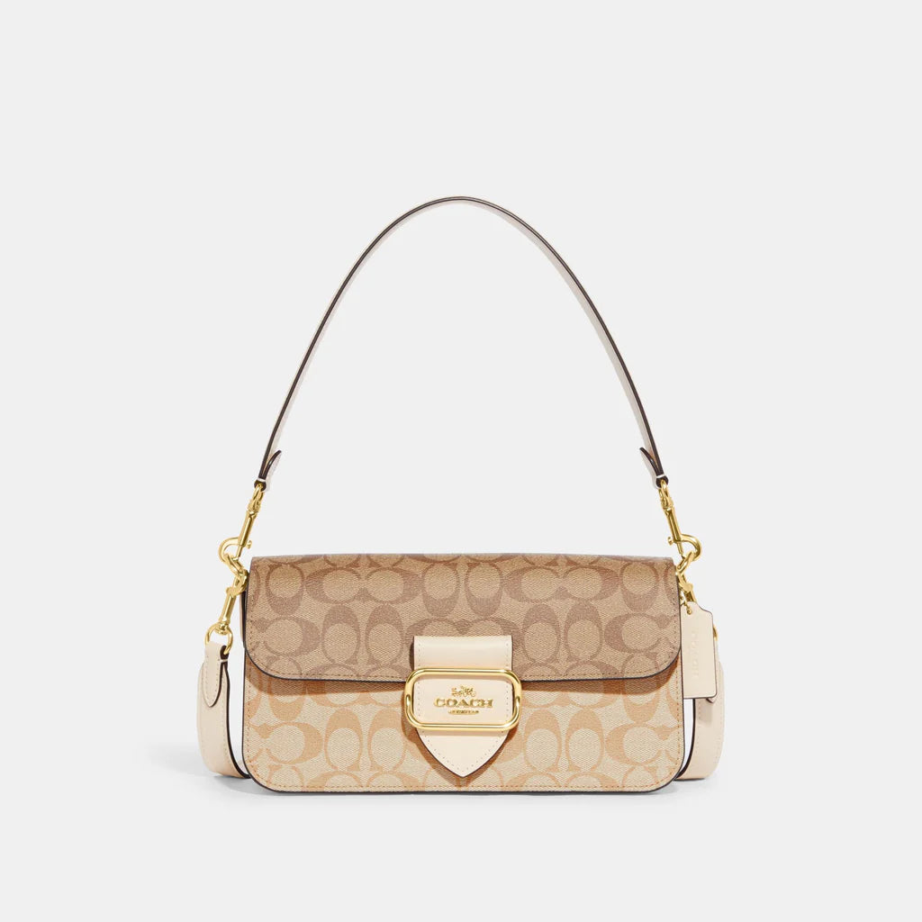 THE MORGAN SHOULDER BAG - SIGNATURE CANVAS