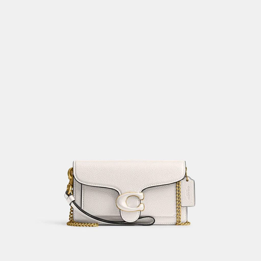 THE TABBY WRISTLET BAG - WHITE  (MINI)