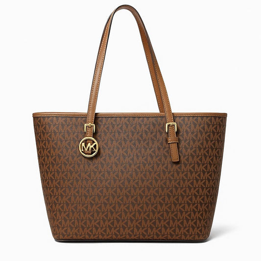 MK TOTE BAG BROWN -  BUDGET GRADE