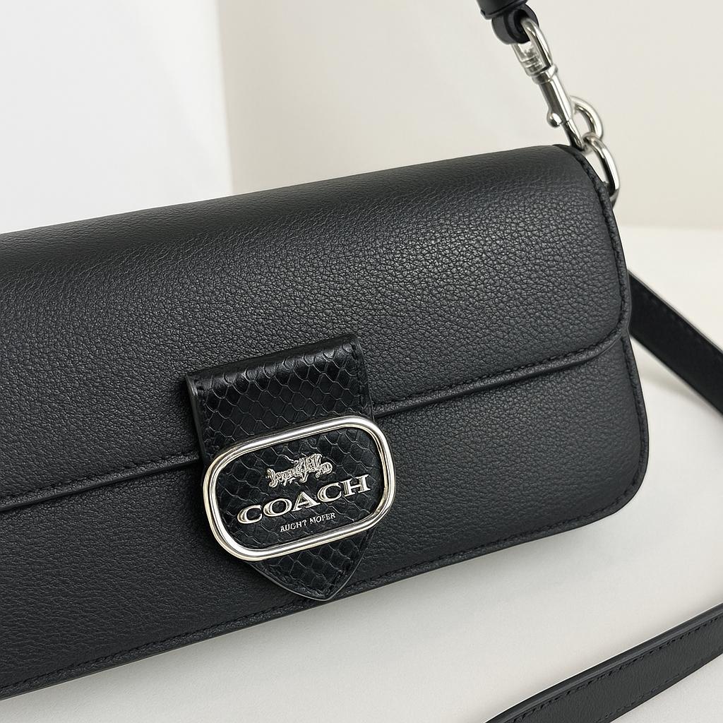MORGAN SHOULDER BAG - BLACK